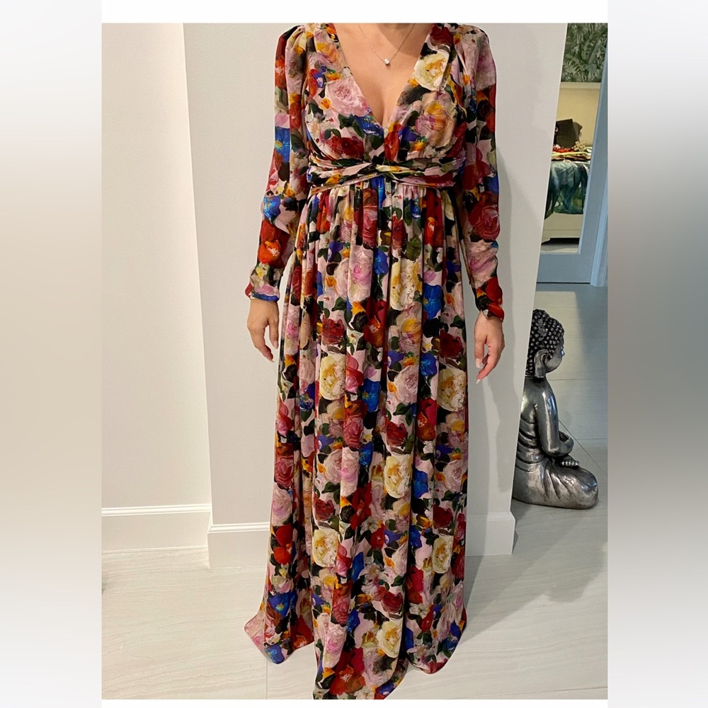 Ronny Kobo Floral Maxi Dress